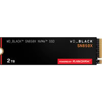 Black SN850X NVMe SSD 2 TB schwarz, PCIe 4.0 x4, NVMe, M.2 2280