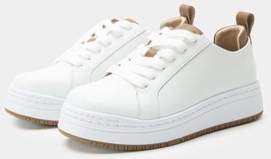 Women's Adysen Platform Lace Up Fashion Sneaker by Alegria in White (Size 42 M)