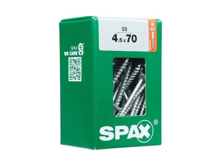 Spax TRX Senkkopf Schraube 4.5 × 70 mm 50 Stück
