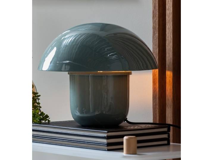 Tafellamp Fat Mushroom groen blauw