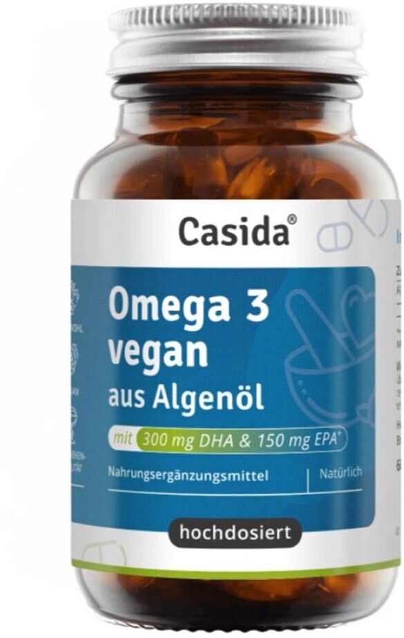 Omega-3 Vegan Algenöl Hochdosiert Epa Dha Kapseln