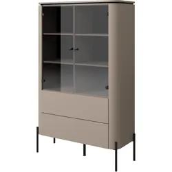 VITRINE BELVIO 160 / 98 cm in Beige