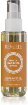 Revuele Nutty Caramel Snug Fragranced Oil óleo perfumado para corpo 100 ml. Nutty Caramel Snug Fragranced Oil