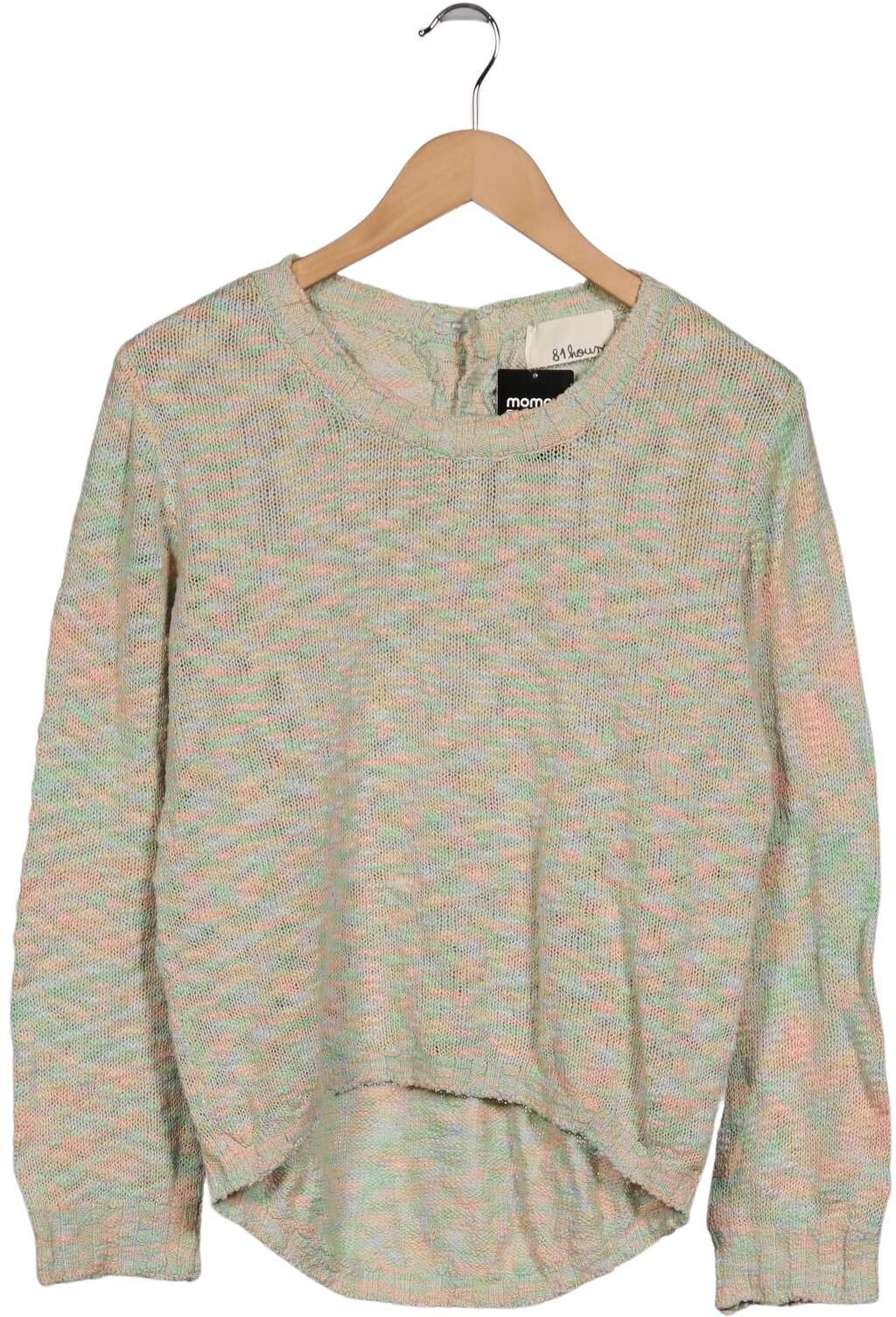 81 hours Damen Pullover, Mehrfarbig, Gr. L, Baumwolle - Second Hand