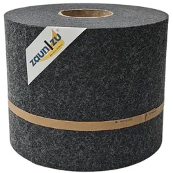 zaun zu® Sichtschutzstreifen Design Vlies für Doppelstabmatten Anthrazit 26m