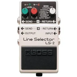 BOSS (Electronics) LS-2 Line Selector (Bass, Gitarre), Effektpedal, Weiss