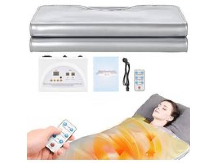 Couverture Sauna Infrarouge MINENICE 2 Zones Far Infrared Sauna Blanket Professionnel Portatif Couverture Thermique de Thérapie
