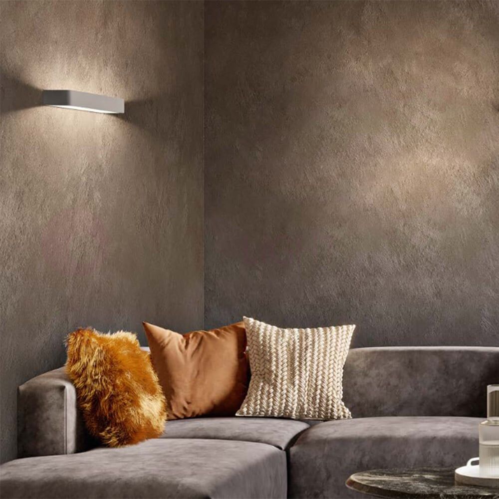 Linea Light Metal 90320 – Applique Led Da Parete Moderna Bianca 25cm 3000k