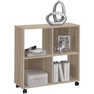 FMD-Möbel Bürowagen Sprint, 290-001, 72,1 x 77 x 33cm, aus Holz, eiche
