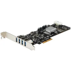 StarTech 4 Port PCIe Quad Bus USB 3.0 Card, Kontrollerkarte