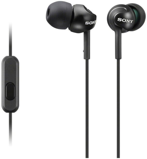 Sony Écouteurs intra-auriculaires avec microphone, télécommande, noir MDREX110APB.CE7 (MDREX110APB.CE7)