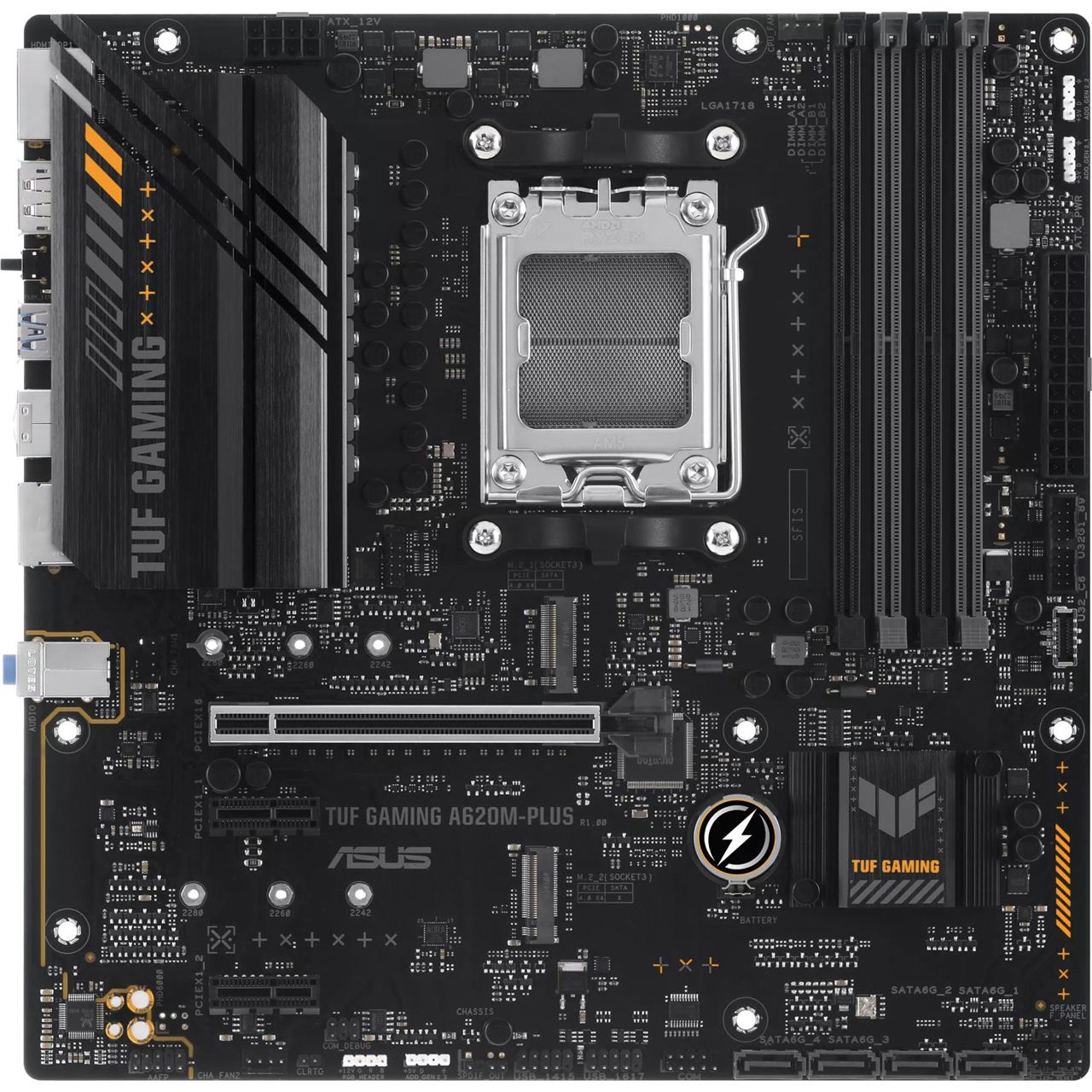 Asus TUF Gaming A620M-Plus AMD A620 So.AM5 DDR5 mATX Retail