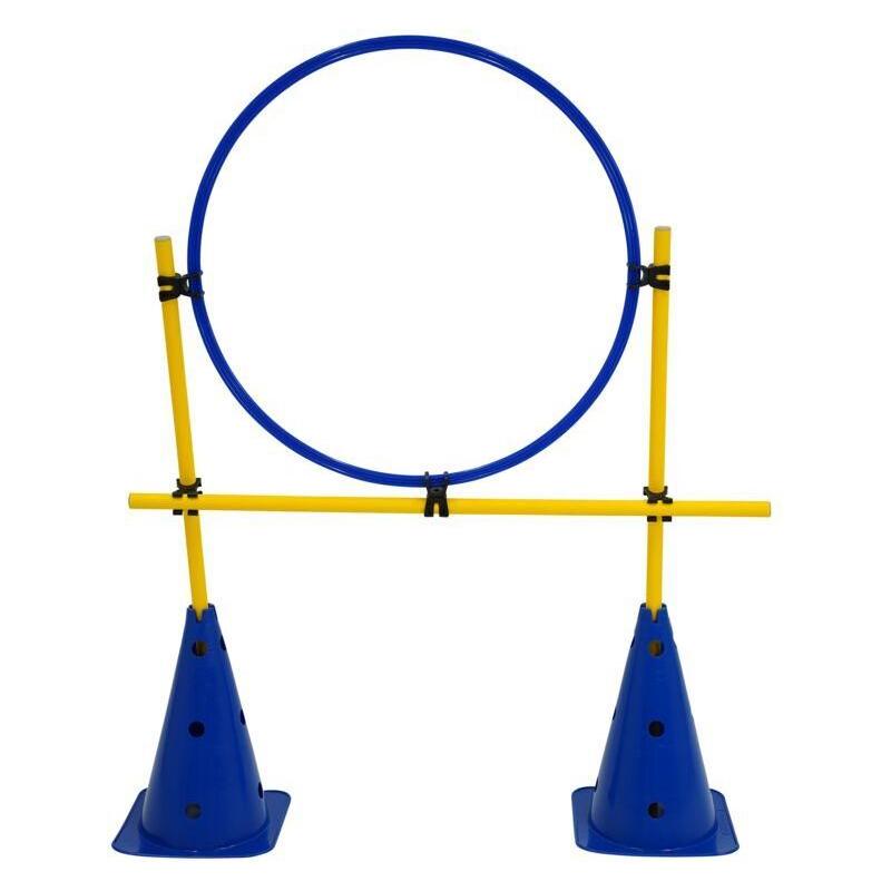 Kübler Sport Trainingshürde ZIEL, Blau / Gelb (Stückliste)