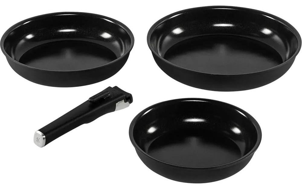 Zwilling Unlock 4-delige aluminium koekenpannenset