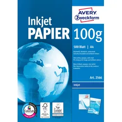 Bright White Inkjet Papier A4 500 Sheets