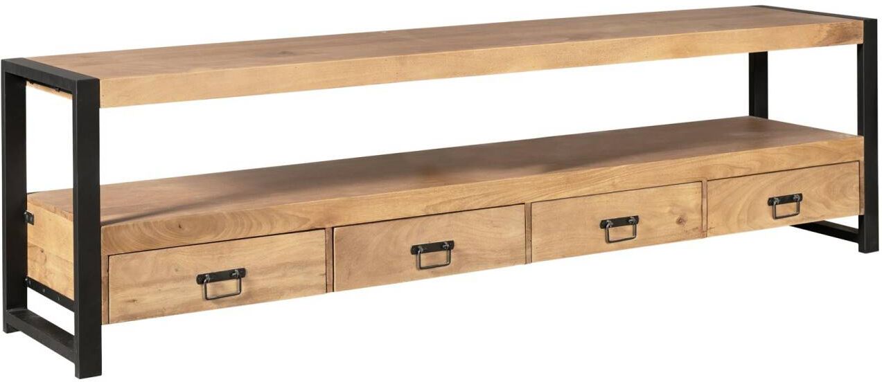 Pharao24.de TV Möbel Lowboard im Industry und Loft Stil 60 cm hoch
