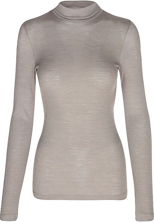 MEY Langarmshirt WOOL LOVE deep taupe hellbraun   XXL/XXXL XXL/XXXL