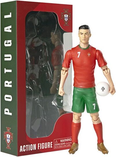 Figurine articulée Cristiano Ronaldo tenue Équipe du Portugal - Megableu