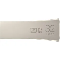 Samsung Bar Plus V1 (128 GB, USB-A), USB Stick, Silber