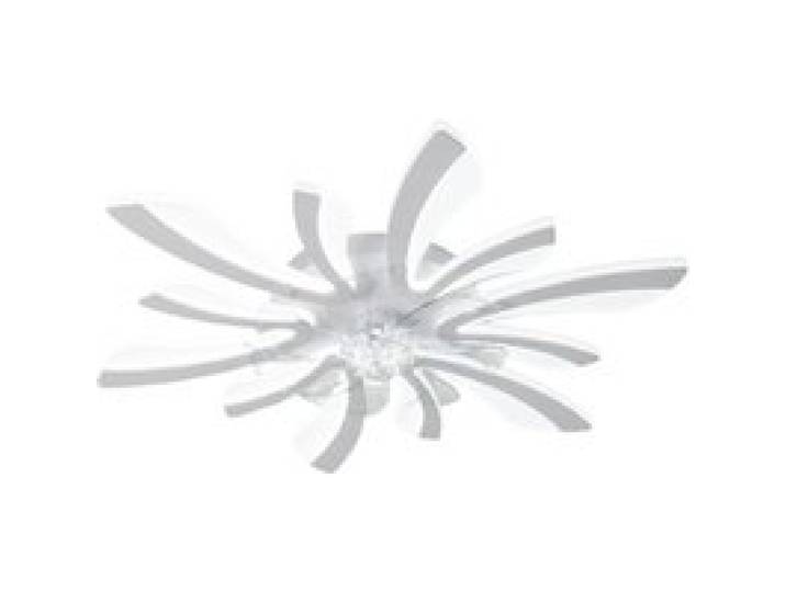 Ganeed blanc led 5 lumières avec lampe ventilateur de plafond 70cm - Dofilo - petit semi encastré avec lampe ventilateur de plafo
