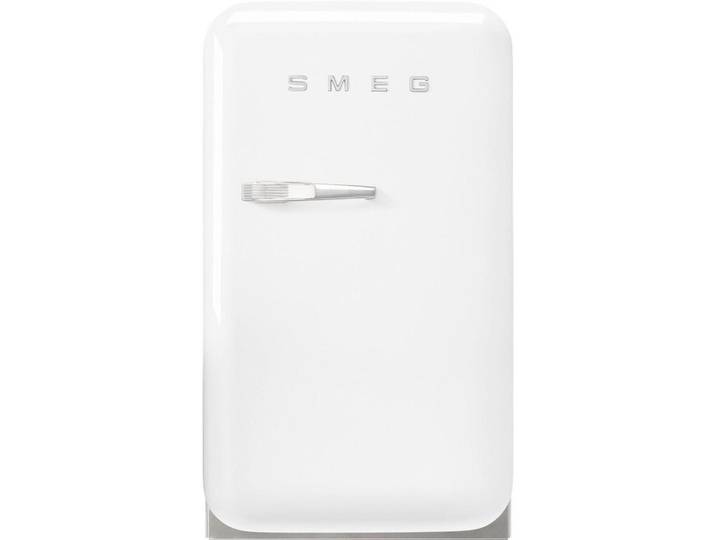 Smeg Minikühlschrank, Weiss Hochglanz, Metall, 40.4x72.5x57 cm, Abtauautomatik, LED-Innenbeleuchtung, Warneinrichtung bei geöffneter Tür, höhenverstellbare Füsse, Elektrogeräte