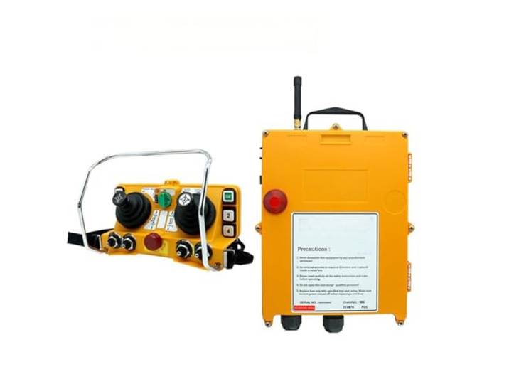 Kran-Betonpumpen-LKW-Controller, 6-Tasten, Doppelkipphebel, wasserdichte und staubdichte industrielle drahtlose Fernbedienung für Heckklappe(1T 1R 24V(V))
