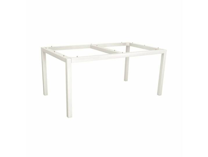 Stern Classic Tischgestell Aluminium graphit, weiß Tischbein mit Höhenausgleich