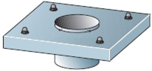 Bertrams Camino-fix Edelstahl Abdeckung 02AE14 Innenmaß 140/140 mm