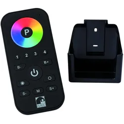 Rutec Projekt Funkhandsender 4-Kanal RGB, mit Touch-Farbrad, 4 Zonen, 868MHz RUP-PHZ478