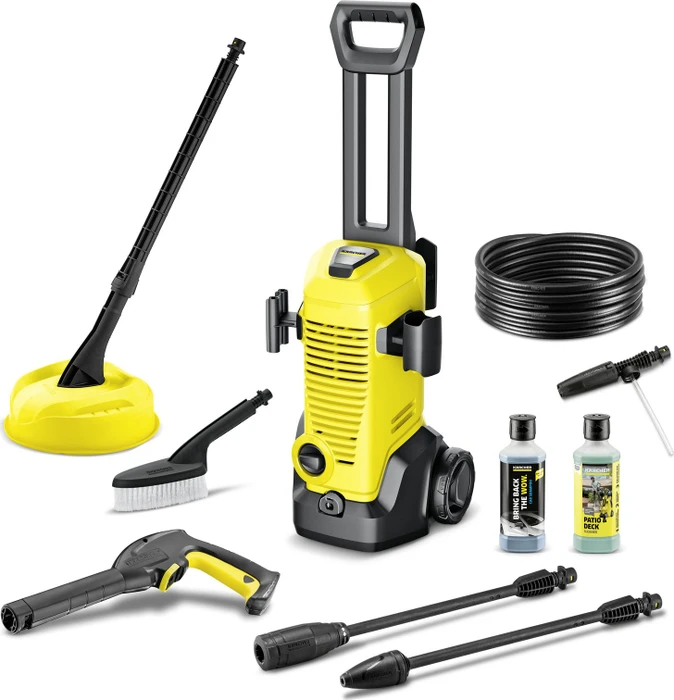 KÄRCHER Hochdruckreiniger K3 Car & Home 6m Schlauch + Schaumdüse + 2x 0,5l Chemikalien