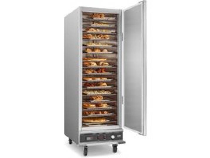 VEVOR Armoire Chauffante à 16 Niveaux, Étuve Traiteur avec Bac à Eau, Chauffe Assiettes en Acier Inoxydable, Porte Simple et Étagères Réglables, pour Pizza Poulet Restaurant Cantine Cafétéria
