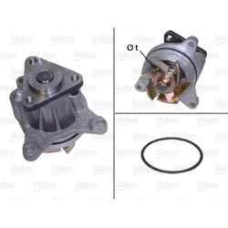 Wasserpumpe Motorkühlung VALEO 506694 für Ford Volvo Land Rover Usa Jaguar