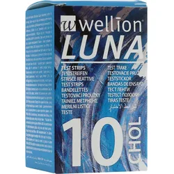 Wellion Luna Cholesterinteststreifen 10 ST