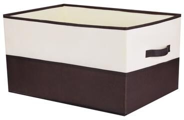 Unique Fabric Storage Cube with Handles, 1 Pack for Shelves