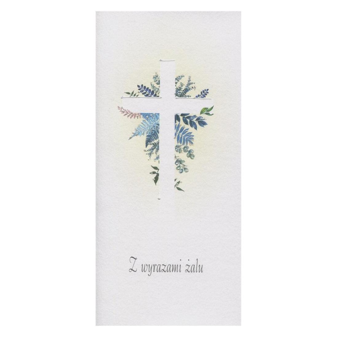 MAK Kondolenzkarte DL KON02 - Kreuz (48985106)