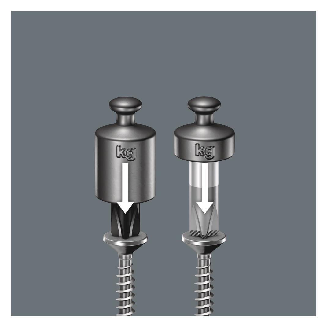 Wera 334/355/6 Rack (Pozidriv-Kreuzschlitz (PZ), Schlitzschrauben) (5105656001)