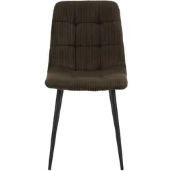 HTI-Living, Stühle, Esszimmerstuhl Mesa Cordstoff Braun