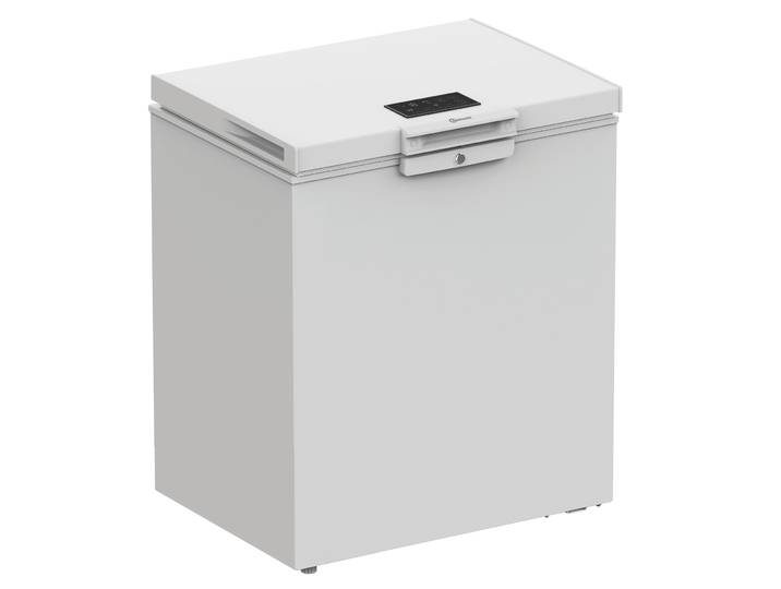 BAUKNECHT Gefriertruhe GTE 150MD , Energieeffizienz: D, weiß, B/H/T: 70,5cm x 85cm x 55cm, Gefriertruhen, Mit Multi Zone mit nur einem Tastendruck vom Gefrier- zum Kühlgerät, Gefriertruhe