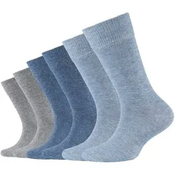 CAMANO Kinder Socken Online Children ca-soft organic cotton Socks 6p, Größe 27-30 in Blau Blau