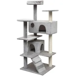 vidaXL Alvin (125 cm, Grau), Katzenbaum