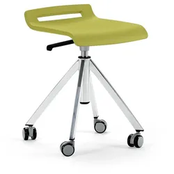 Design Hocker A-MIT auf Rollen