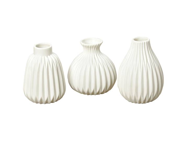 Vase Urban weiss Porzellan D 8 H 11 cm