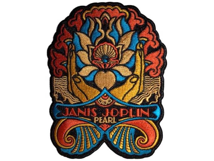 Janis Joplin Pearl Nouveau Woven Patch One Size