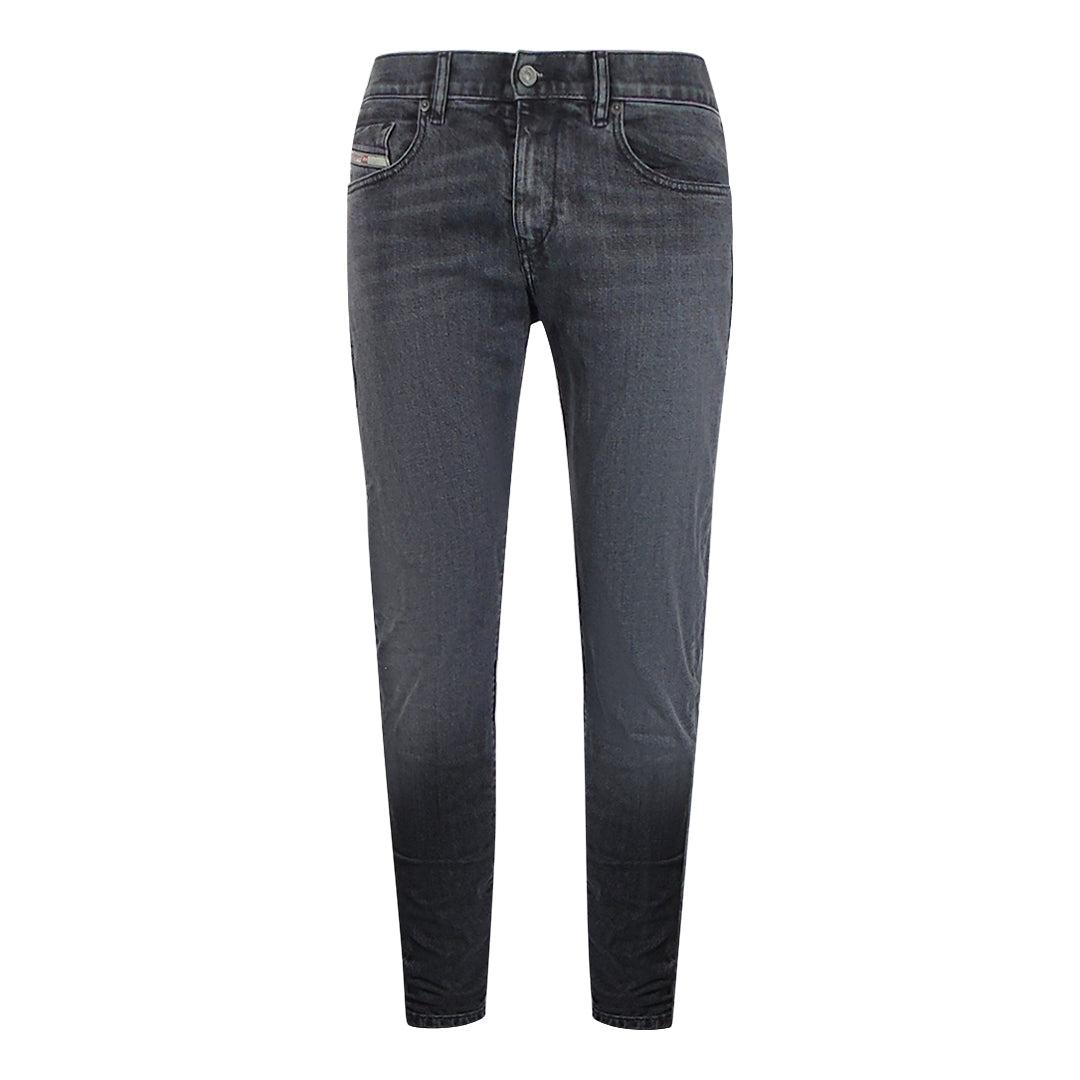 Diesel 2019 D-strukt Verblasste Schwarze Jeans