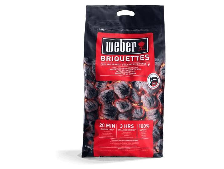 Briquettes pour barbecue Weber\, 8 kg\, lot de 3