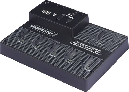 Renkforce RF-6BDS-350 5fach Festplatten-Kopierstation M.2 SATA 6 Gb/s, USB-C