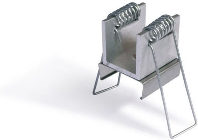 brumberg Clip de montage 53012000 aluminium brut Set 2 pièces (53012000)