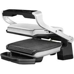 Tefal GC706D34, Kontaktgrill, Schwarz, Silber