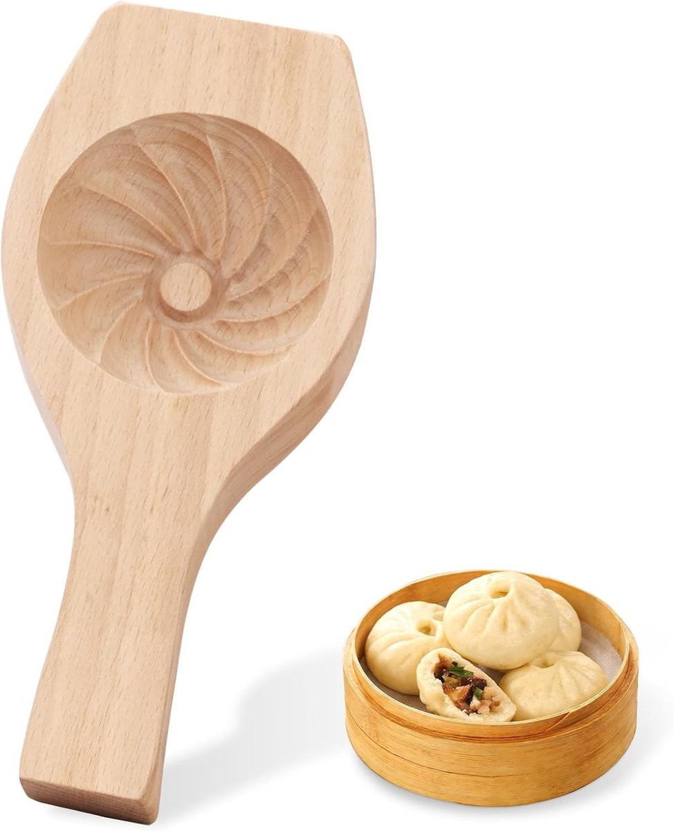 DIY Stoomgestoomde Buns Maker voor Dumplings en Vullingen, Beige