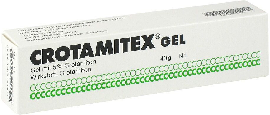 Crotamitex Gel zur Krätze Behandlung